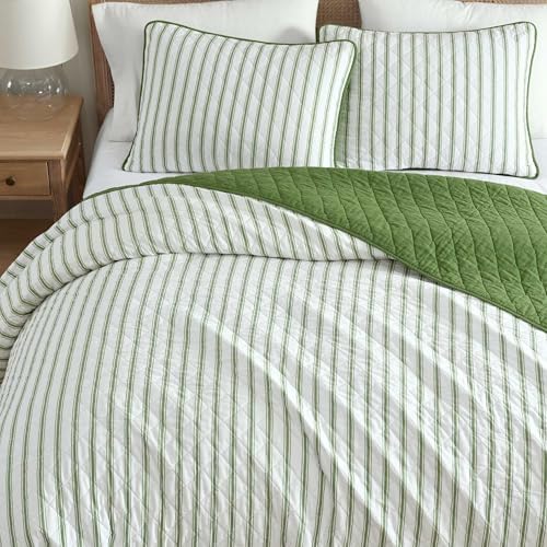 Martha Stewart - King Quilt Set, Lightweight Bedding, 3-Piece Set