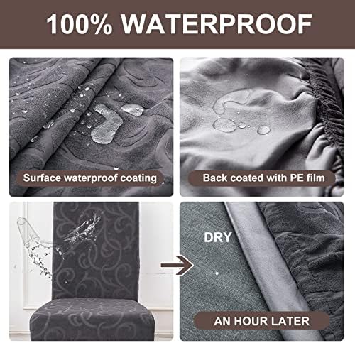 Waterproof Dining Room Chair Covers, Stretch Parsons Chair Slipcovers