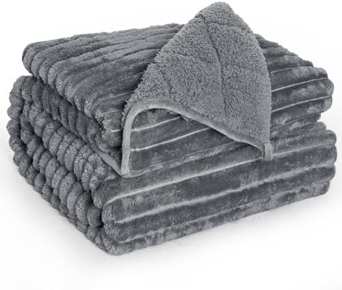Ultra-Soft Weighted Blanket for Adults(12 lbs, 48” x 72” Full Size)