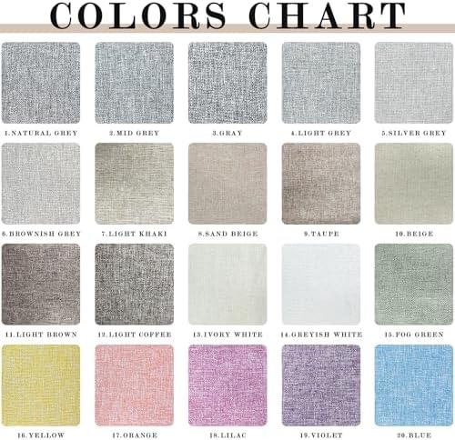 84" x 84" Taupe Linen Blend Blackout ains 100% Light Blocking Back Tab