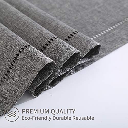 Tosewever Decorative Linen Table Runner Farmhouse Style Tabletop