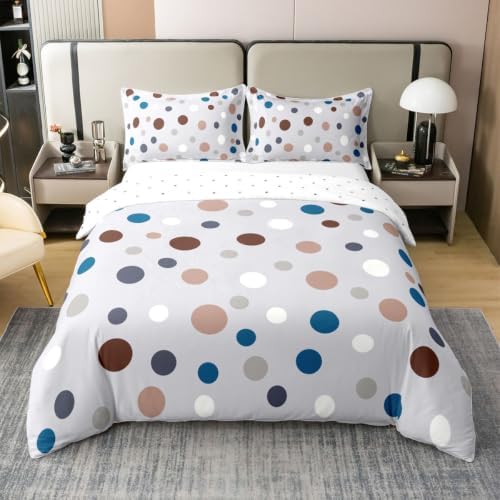 Castle Fairy Polka Dots Kids Bedding Set King Size Cover 100%