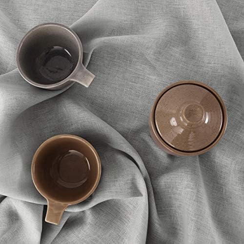 Solino Home 100% Pure Linen Tablecloth Grey, Classic Hemstitch 60 x