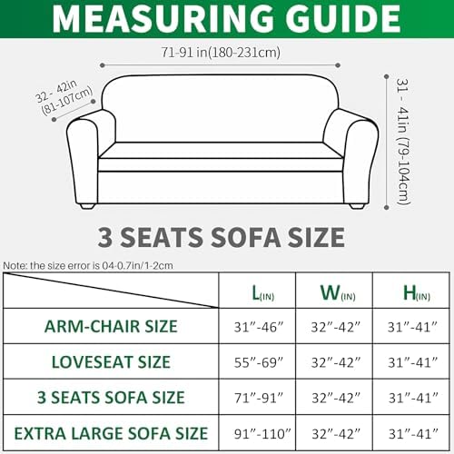 MAXIJIN Stretch Couch Cover Sofa Covers for 3 Cushion Couch