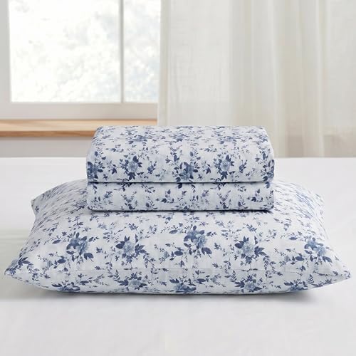 Modern Threads 4-Piece 100% Cotton Flannel Sheet Set – Soft and
