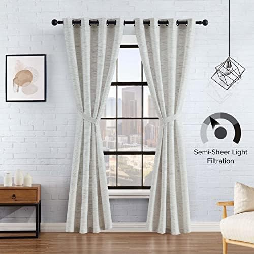Lucky Brand – Sierra Textured Light Filtering Curtains |Window Panel