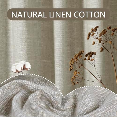ChadMade 84 x 84 Inches Tab Top Curtain with Sewn-on Bow 1 Panel