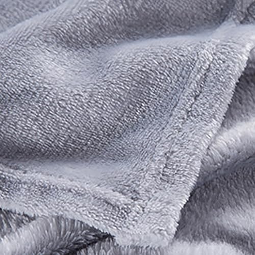 Solid Flannel Fleece Blanket,Plush Throw Fuzzy Lightweight Microfiber