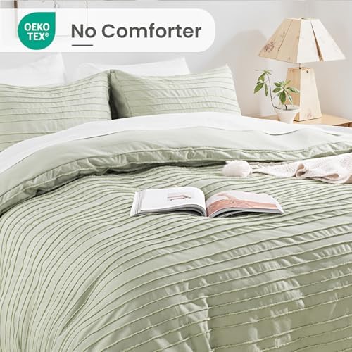 NEXHOME PRO Duvet Cover King,3 Pieces Boho Tufted Duvet Cover Set