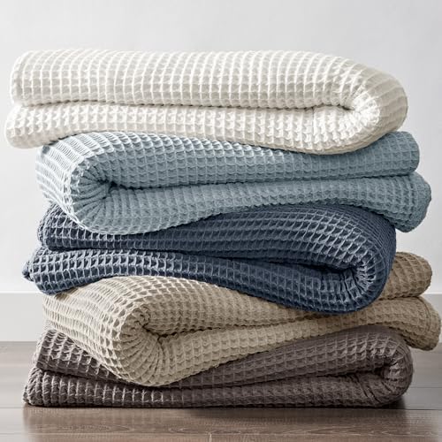 Levtex Home - Waffle Blanket - King Size (108x86in) - Textured Waffle