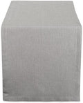 DII Chambray Kitchen, Tabletop Collection, Gray, 14x72 Table Runner