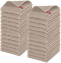 Elegant Comfort 100% Turkish Cotton 24-Pack Waffle Premium Kitchen