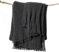 lifein Throw Blanket for Couch, Soft Boho Decor Bed Throw,Cozy Grey