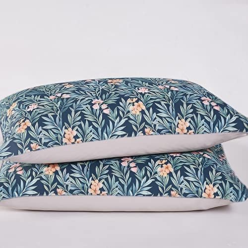 Cupocupa Duvet Cover Queen Size Set Boho Floral Pattern Duvet Cover