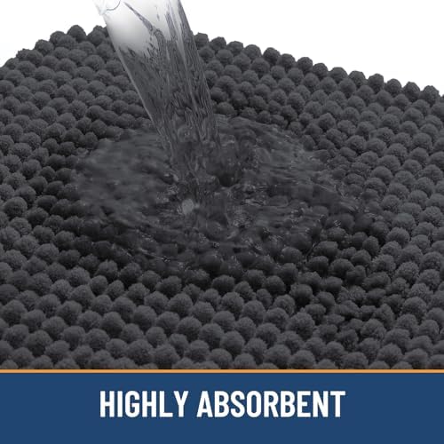 Arotive Luxury Chenille Bathroom Rugs Set, Ultra Soft and Absorbent