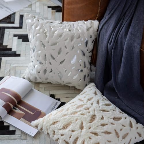 Throw Pillow Covers Decorative Pillow Covers 20x20 Inch for Bed Living