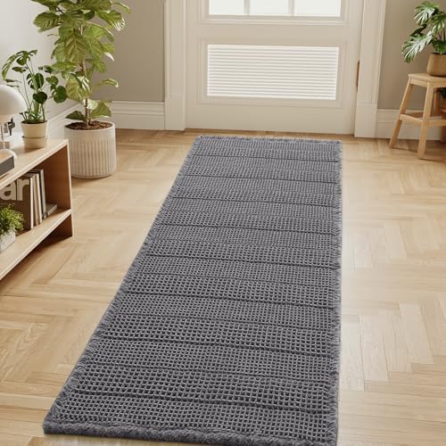 H.VERSAILTEX Waffle Bath Mat Super Absorbent Non Slip Bath Rugs for