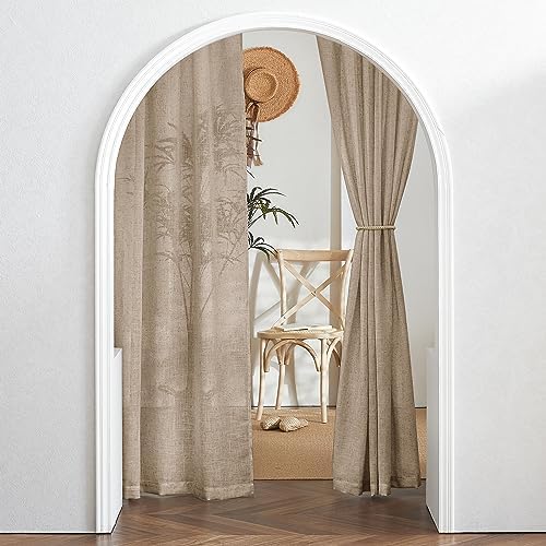 RYB HOME Sheer Curtains 84 inches Length for Living Room Bedroom