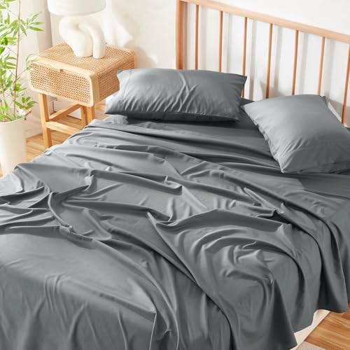 Hearth & Harbor 3 Piece Twin XL Sheets Set - 60% Microfiber, 40% Rayon