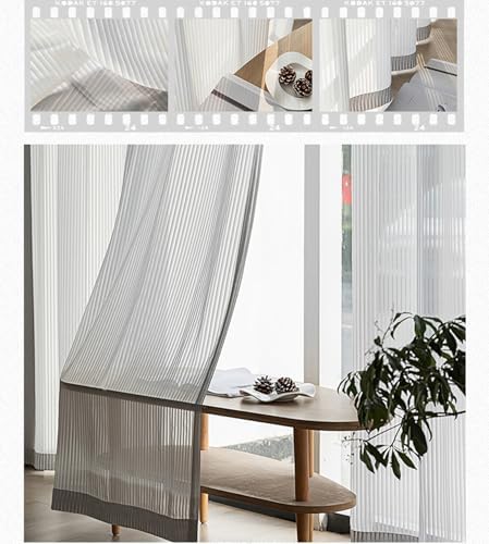 Beydodo Curtains for Bedroom 63 Inch Length, Living Room Curtains