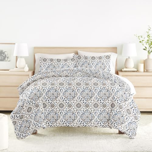 Linens & Hutch Duvet Cover Set Patterned Microfiber Ultra Soft Bedding