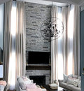 Ikiriska Extra Long Luxury Solid Linen Curtain Custom Made 8-24 ft