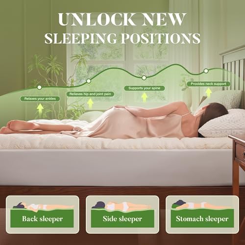 PRIMESOFT Queen Size Mattress Topper, Thick Pillow Top Mattress Pad,Up