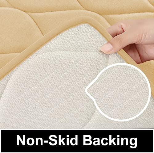 Colorxy Memory Foam Bathroom Rugs, Ultra Soft & Non-Slip Bath Mat