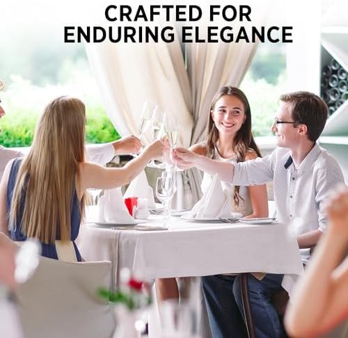 M'Sung 100% Giza Cotton Tablecloth – Soft, Durable, Ideal for Dining