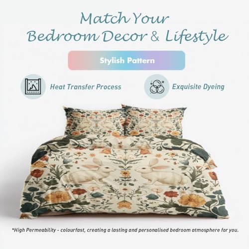 Botanical Duvet Cover King Size 3 Piece