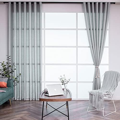 Beydodo 63 Inch Curtains Sheer, Window Curtains Bedroom 2 Panels