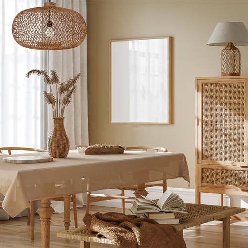 Central Park Natural Semi Sheer Grommet Curtain Linen Blended, 60"