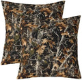 Feelyou Tree Branches Throw Pillow Covers Set of 2 Tree Decorative