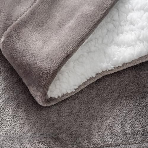Berkshire Blanket-Sherpa Fleece Blanket, Warm and Soft Loftmink