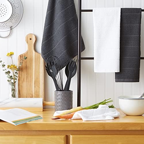 DII Basic Chef Collection, Assorted Terry Kitchen Towel Set, Dishtowel