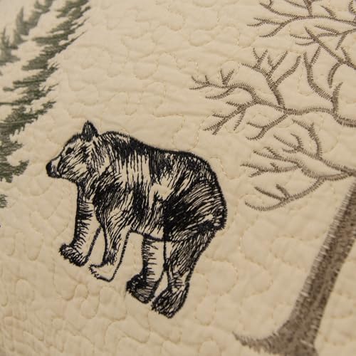 Donna Sharp King Bedding Set - 3 Piece - Bear Creek Cotton, 110" x 96"