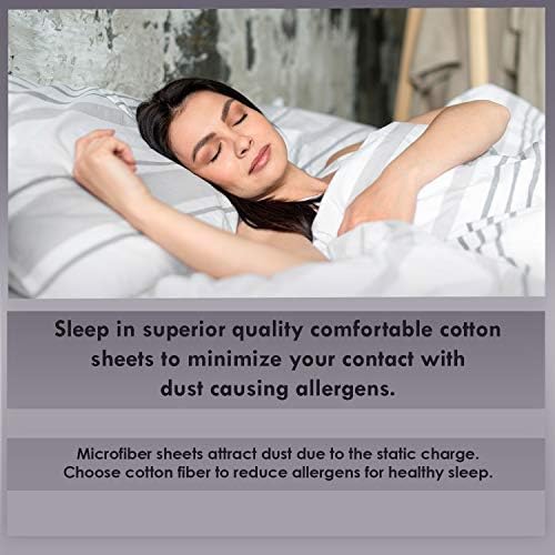 Pizuna Pure 100% Cotton Queen Pillow Cases 800 Thread Count White