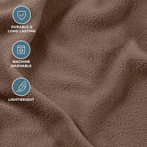 Bare Home Super Soft Fleece Sheet Set (King, Taupe)