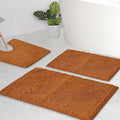 Bathroom Rugs Chenille Bath mat 3 Piece Set, Super Absorbent, Strong