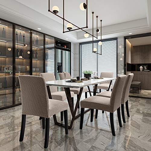 Chair Covers for Dining Room - Stretch Chair Slipcovers for Decorative