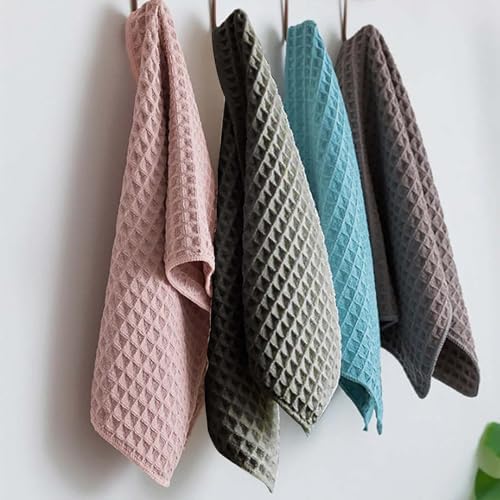 4 Pack 11.8x11.8 Inch Microfiber Cleaning Cloth for Glasses, Washable