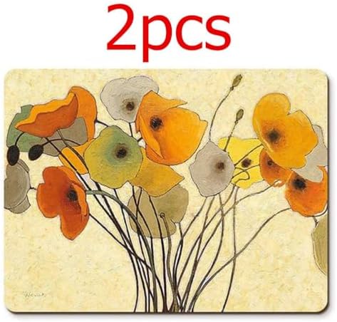 Placemats, Heat-Resistant Dining Table Place Mats Anti-Skid Kitchen