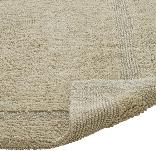 Better Trends Bathroom Rug 3 Piece Set 100% Cotton Sand