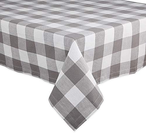 DII Buffalo Check Collection, Classic Farmhouse Tablecloth
