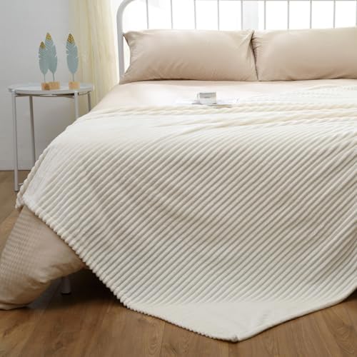Vessia Flannel Fleece Throw Blanket for Couch,Sofa,Bed(50x70inch)