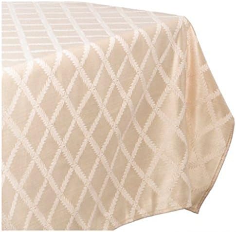 Lenox Laurel Leaf Tablecloth, Ivory - 90"W x 90"L Round