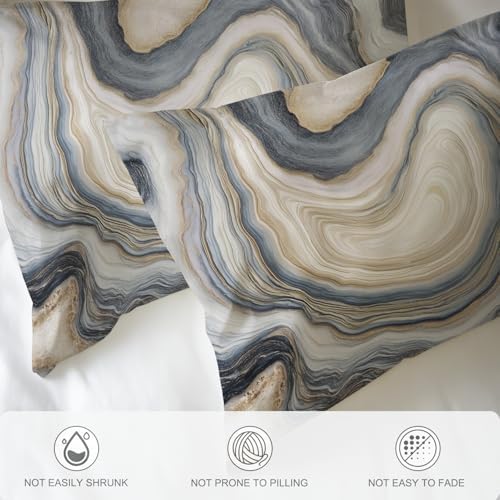 Printed Pattern Duvet Cover Set Microfiber Comforter Cover Minimalist