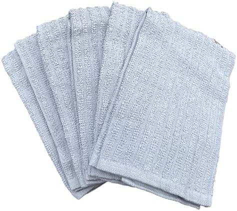 100% Cotton Bar Mop Kitchen Towels, Quick Dry Dishcloths | Super