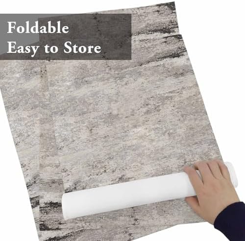 Vintage Grey Mottled Placemats Set of 8 Distressed Rough Surface Wall