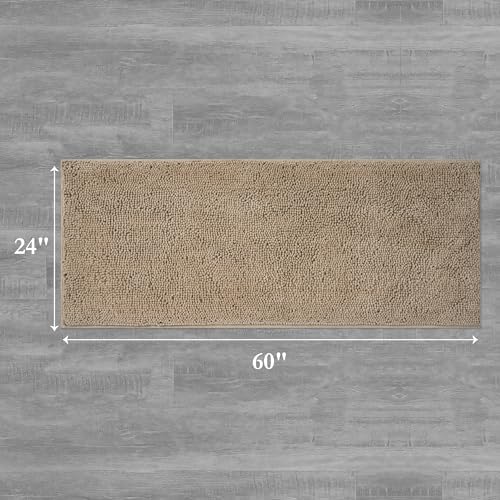 Creative Home Ideas Resort Collection Plush Chenille Bathroom Rugs